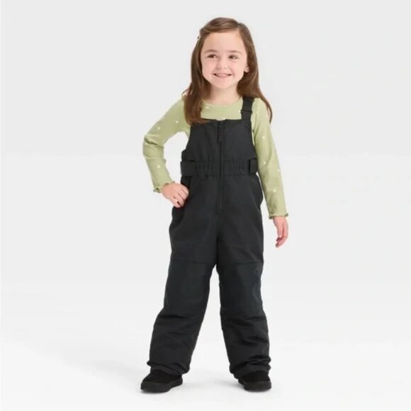 Black Cat & Jack 2T Snow Bib Snow Pants Hardly Used - Picture 1 of 5